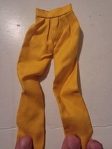 Vintage Barbie Ken Skipper Doll Accessory Clothing Yellow Pants VTG - $9.21