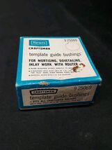 Vintage Craftsman Router Template Guide Bushing Tool Set 9-25069 In Orig... - $18.41