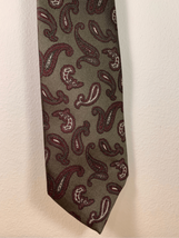 Paisley ROBERT TALBOTT Silk Neck Tie-Green/Purple Pointed Designer 3.5”W... - $8.79