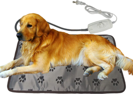Dog Heating Pad for Large Dog Bed Indoor,Waterproof Heated Mat, Pet Cat, Puppy H - £45.31 GBP