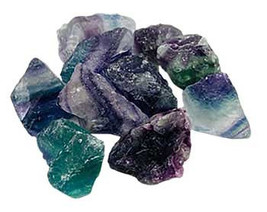 1 Lb Fluorite, Rainbow Untumbled Stones - £40.43 GBP