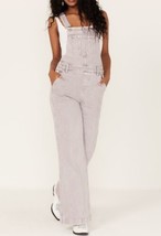 CLEO + WOLF WOMEN&#39;S HIGH RISE WIDE DENIM OVERALLS, Dark Wash Size M - £18.74 GBP