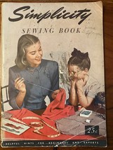 VTG RETRO 1949 Simplicity Sewing Book Helpful Hints For Beginners And Ex... - $17.96