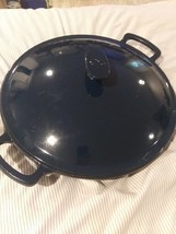 Emeril Cast Iron  Heavy Pan Blue with Lid - $125.87 CAD