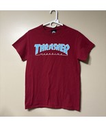 Thrasher Magazine Red Graphic Skater T-shirt Size Small - $10.00