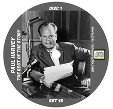 Paul Harvey (Set 15) The Rest of the Story 100 Episodes on 5 Audio CDs - $29.99