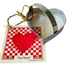 Ann Clark Heart Cookie Cutter with Handle 01-039 Made in USA Bakeware + Recipes - £9.41 GBP