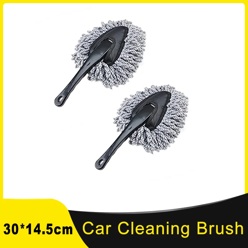 Multi-Functional Car Duster Cleaning Dirt Dust Clean Brush Dusting Tool Mop - £11.81 GBP+