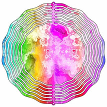 Rainbow Snowcone Metal Wind Spinner - $47.91 CAD