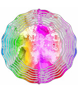 Rainbow Snowcone Metal Wind Spinner - $47.70 CAD