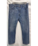 Levis 505 Jeans Mens Size 40 x 30 Regular Straight Fit Cotton Medium Wash - $33.87 CAD
