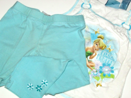 girls 2 pc. DISNEY FAIRIES pants &amp; top set 4T (bx2 - 5) - £6.99 GBP