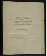 1865 antique CIVIL WAR SPEC ORDER 81st ill inf vol JAMES FITZGERRELL MUS... - £70.02 GBP
