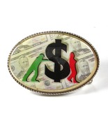 Fifty Dollar Bill Grant Red Green Man Belt Buckle Unbranded 111615 - £19.77 GBP