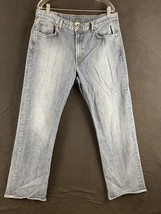 Men’s Lucky Brand Dungarees By Gene Montesano Bootcut Jeans Size 36x30 Short - £13.03 GBP