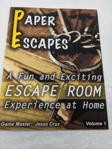 Paper Escapes A Fun And Exciting Escape Room Volume 1 - £31.81 GBP
