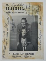 Jackie Cooper Cloris Leachman Cast Signed King Of Hearts Playbill Cover Only - £197.83 GBP
