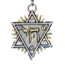 Figure of Solomon Pendant Necklace Spiritual Prosperity Mystic Kabbalah Magic - £13.90 GBP