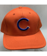 MLB Chicago Cubs Cap Hat Adult Snapback Vintage Trucker  Grosscap Orange - £24.30 GBP