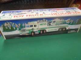 NIB-Great Collectible HESS Toy Truck and Helicopter - $34.24