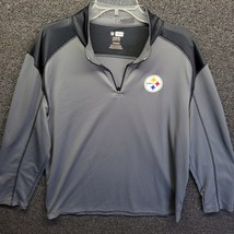 Pittsburgh Steelers Team Apparel TX3 Cool Men&#39;s Sz XL Pullover 1/4 Zip - $19.35