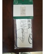 Merry Christmas Canvas/Wood Kit - $15.72