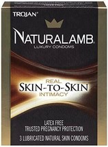 Trojan Naturalamb Natural Skin Lubricated Condoms - £11.36 GBP