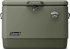 Coleman Ice Chest | Reunion 54 Quart Steel Belted Cooler - £249.34 GBP