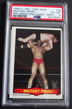 1985 OPC O-Pee-Chee WWF #36 Tony Atlas Military Press Wrestling Card PSA 6 EX-MT - £11.96 GBP