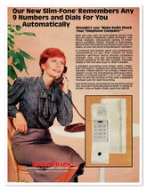 Radio Shack Slim-Phone Telephone Vintage 1982 Full-Page Print Magazine Ad - £7.72 GBP