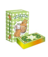 Original Cute Capybara Tarot 78 cards deck gold hologram foiled standard... - $93.16 CAD