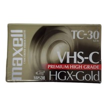 Maxell VHS-C HGX-Gold TC-30 Premium High Grade Camcorder Tape New Sealed - £6.04 GBP