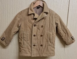 NEXT Boys Light Brown Jacket Size 3-4 Years Button Express Shipping - £13.16 GBP
