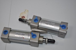 SMC Pneumatic Air Cylinder Rod  LOT of 2  250 psi   PN#- NCA1KB150 - 0200 - £96.07 GBP