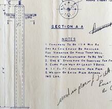 1967 Railroad Bangor Aroostook Flashing Light Piers Blueprint J15 DWDD13 - €31,35 EUR