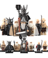 8pcs The Lord of the Rings Gandalf Saruman Sauron Azog Bolg Minifigures Toys - $19.99
