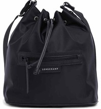 Longchamp Le Pliage Neo Bucket Nylon Bag Crossbody ~NEW~ Black - £215.33 GBP