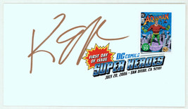 Keith Giffen SIGNED 2006 SDCC USPS FDI First Day Art Stamp ~ Aquaman Cur... - £19.75 GBP