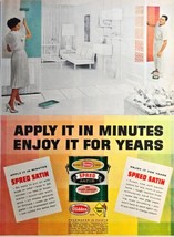1960 GLIDDEN SPRED SATIN PAINT - General Paint - House Decor - Vintage P... - $12.38