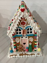 Raz Imports 13&quot; Gingerbread House CLAY-DOUGH 3919187 No Place Like Home Read - £71.22 GBP