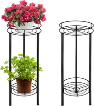 Plant Stand 27.9 Inch Tall 2-Pack Indoor Outdoor Plant Stands Indoor for Garden, - £37.80 GBP