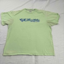 Columbia Mens T-Shirt Green Short Sleeve Crew Neck XL - $11.88