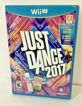 Just Dance 2017 Nintendo Wii U Video Game kinect rhythm fitness WiiU music - £14.76 GBP