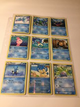 9 Pokemon Trading Cards Mixed Oddish Squirtle Panpour Dewott &amp; More PTCMQ31 - £3.02 GBP