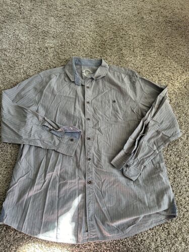 Mantaray Men’s Button Up Long Sleeve Shirt Collar Casual Size Large Made... - $14.01