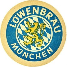 Lowenbrau Munchen Vintage Beer Coasters German Beer 1972 New &amp; Used Set ... - $17.75