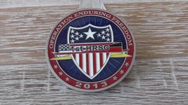 US Army 1st HRSC 1st Human Resources Sustainment Center OEF Challenge Co... - $20.78