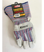 6 Pairs KINCO International 1500-Large Leather Palm Glove with Safety Cuff - $52.99