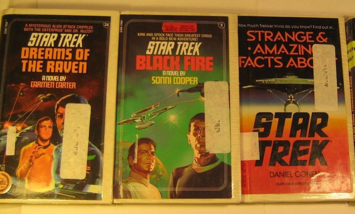 Primary image for Hardcover (Lot of 3) STAR TREK 1980's Black Fire Dreams of the Raven Etc [Y157]