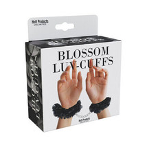 Blossom Luv Cuffs Flower Hand Cuffs Black - £24.45 GBP